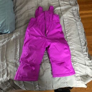 LL Bean Toddler Snow Pants Purple 2T